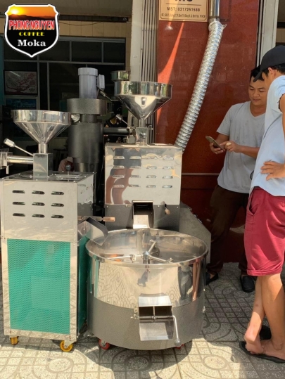Máy Rang  Cà Phê Điện Lồng Vuông Rio 3kg