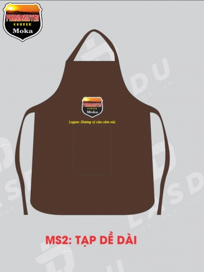 Tập dề Nâu có logo